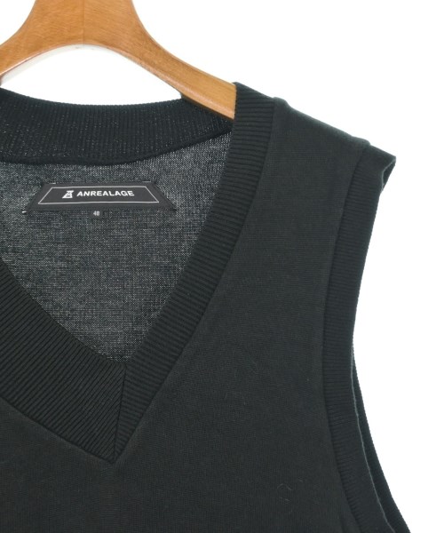 ANREALAGE（アンリアレイジ）ベスト 黒 サイズ:48(L位) メンズ/2200662830115