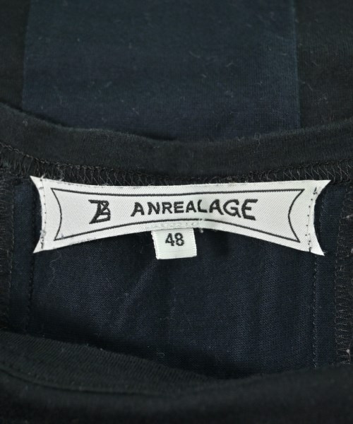ANREALAGE（アンリアレイジ）Tシャツ・カットソー 黒 サイズ:48(L位) メンズ/2200664482091