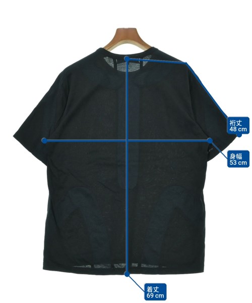 ANREALAGE（アンリアレイジ）Tシャツ・カットソー 黒 サイズ:48(L位) メンズ/2200664482091