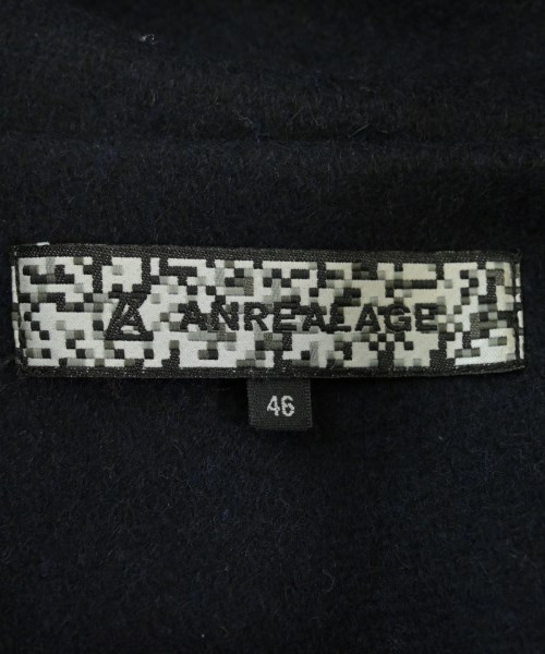ANREALAGE（アンリアレイジ）ダッフルコート 紺 サイズ:46(M位) メンズ/2200664251017