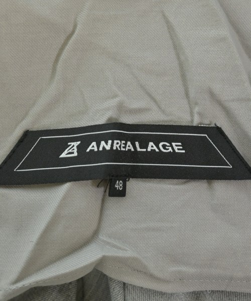 ANREALAGE（アンリアレイジ）スラックス グレー サイズ:48(L位) メンズ/2200686252054