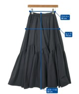 allureville（アルアバイル）ロング・マキシ丈スカート 黒 サイズ:1(S位) レディース/2200621432022