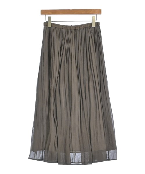 allureville（アルアバイル）ロング・マキシ丈スカート 茶 サイズ:2(M位) レディース/2200631397144