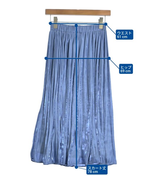 allureville（アルアバイル）ロング・マキシ丈スカート 青 サイズ:1(S位) レディース/2200630319086