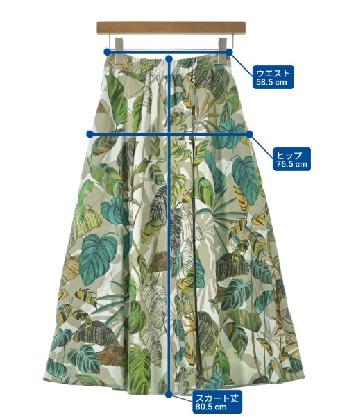 allureville（アルアバイル）ロング・マキシ丈スカート カーキ サイズ:1(S位) レディース/2200615636085