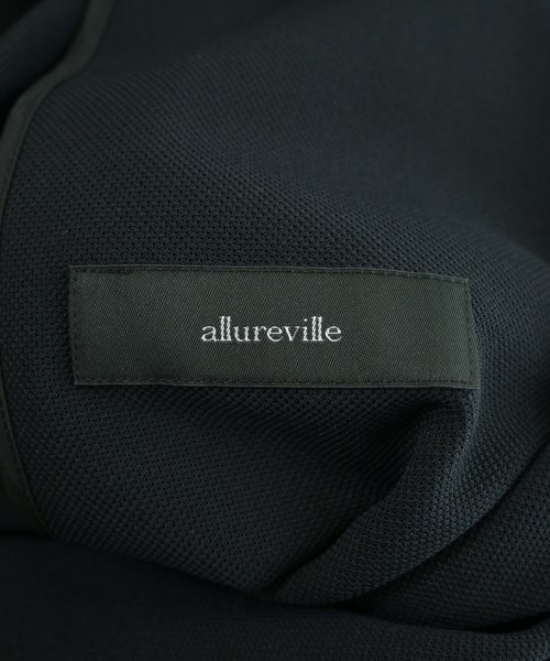 allureville（アルアバイル）テーラードジャケット 黒 サイズ:1(S位) レディース/2200623783047