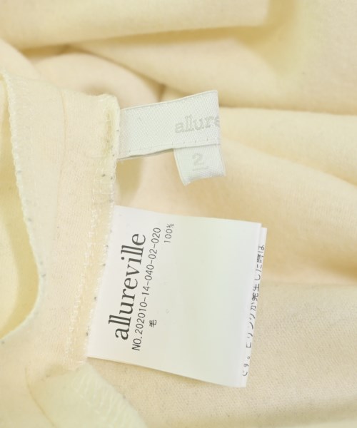 allureville（アルアバイル）ワンピース 白 サイズ:2(M位) レディース/2200641207013