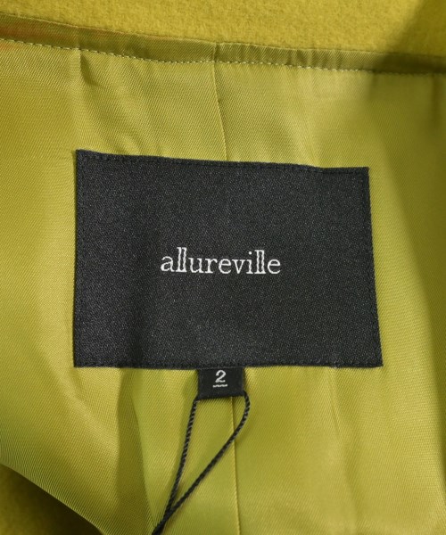 allureville（アルアバイル）チェスターコート 黄 サイズ:2(M位) レディース/2200642011015