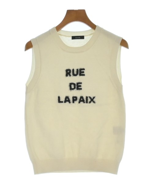 allureville(アルアバイル)ベスト/ノースリーブ 白 サイズ:2(M位)/2200632651016