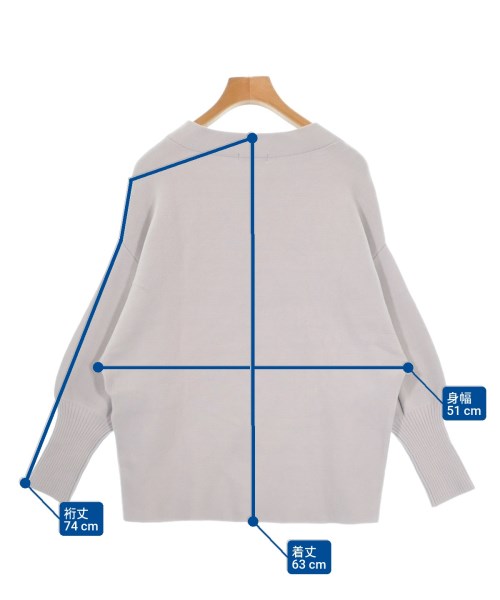 allureville（アルアバイル）ニット・セーター グレー サイズ:2(M位) レディース/2200632050093