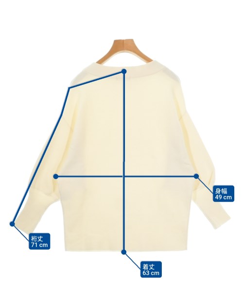 allureville（アルアバイル）ニット・セーター 白 サイズ:2(M位) レディース/2200632050109