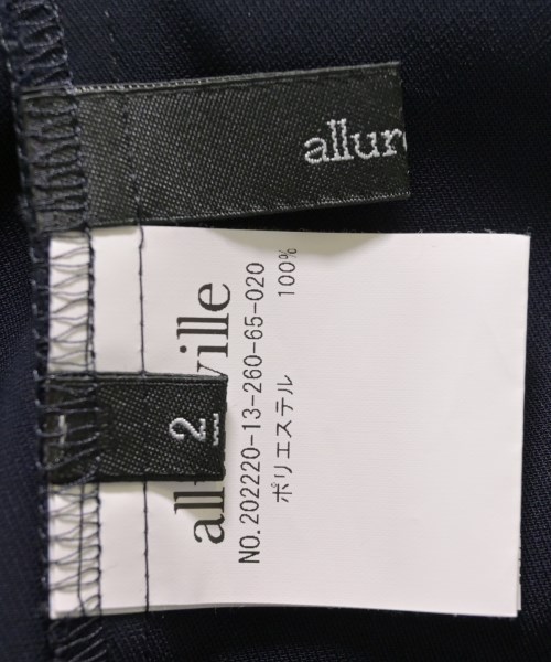 allureville（アルアバイル）ブラウス 紺 サイズ:2(M位) レディース/2200619232047