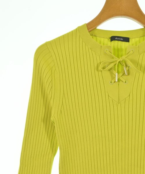 allureville（アルアバイル）ニット・セーター 黄 サイズ:2(M位) レディース/2200627579011