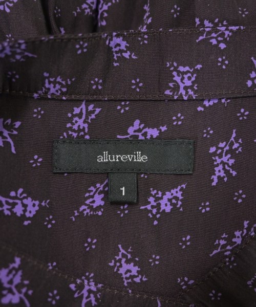 allureville（アルアバイル）シャツワンピース 茶 サイズ:1(S位) レディース/2200627750069