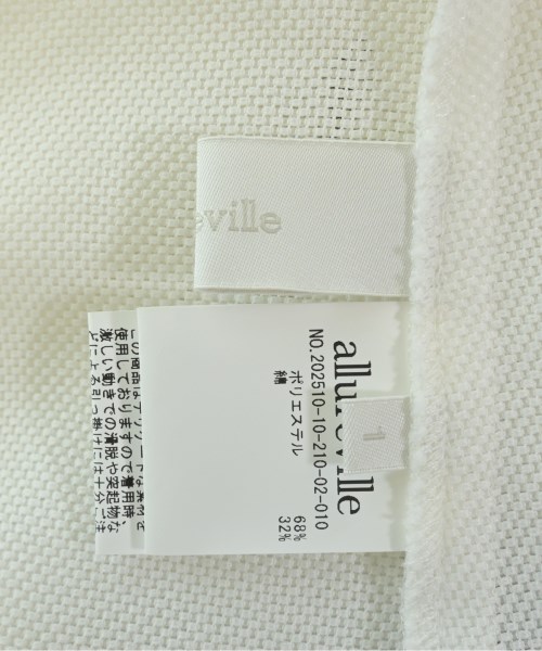 allureville（アルアバイル）その他 白 サイズ:1(S位) レディース/2200611391094