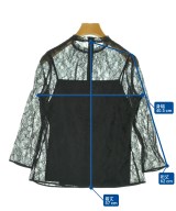 allureville（アルアバイル）ブラウス 黒 サイズ:2(M位) レディース/2200579172179