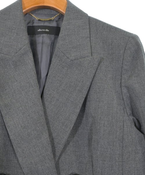 allureville（アルアバイル）テーラードジャケット グレー サイズ:1(S位) レディース/2200618788019