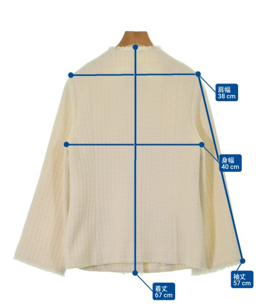 allureville（アルアバイル）カジュアルジャケット 白 サイズ:1(S位) レディース/2200631294030