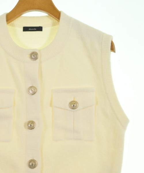 allureville（アルアバイル）ベスト 白 サイズ:2(M位) レディース/2200620000093