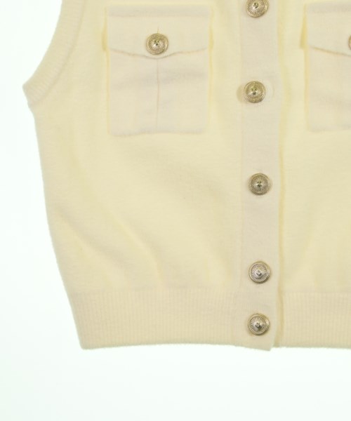 allureville（アルアバイル）ベスト 白 サイズ:2(M位) レディース/2200620000093