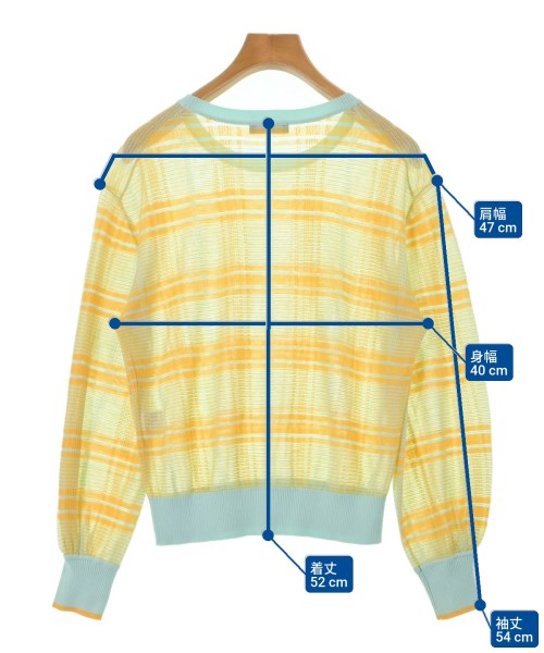 allureville（アルアバイル）ニット・セーター 黄 サイズ:2(M位) レディース/2200619993191