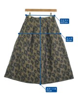 allureville（アルアバイル）ロング・マキシ丈スカート 茶 サイズ:2(M位) レディース/2200631615095