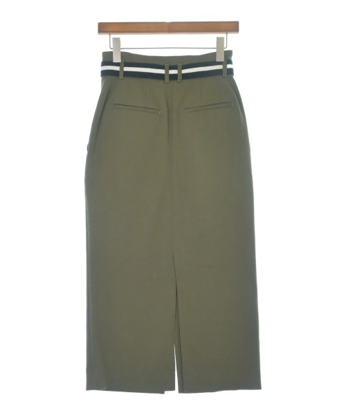 allureville（アルアバイル）ロング・マキシ丈スカート カーキ サイズ:2(M位) レディース/2200634295058