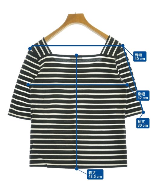 allureville（アルアバイル）Tシャツ・カットソー 黒 サイズ:2(M位) レディース/2200611534033