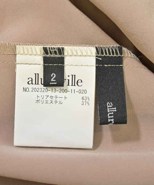 allureville（アルアバイル）ブラウス ベージュ サイズ:2(M位) レディース/2200614447095
