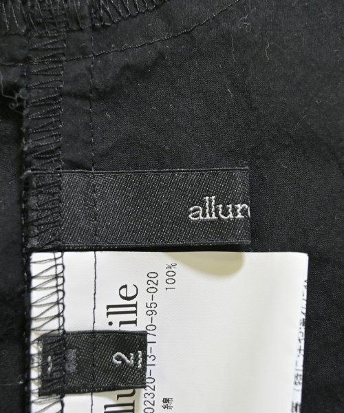 allureville（アルアバイル）ブラウス 黒 サイズ:2(M位) レディース/2200613469081