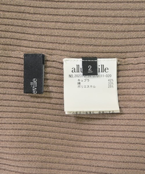 allureville（アルアバイル）ワンピース 茶 サイズ:2(M位) レディース/2200618538058
