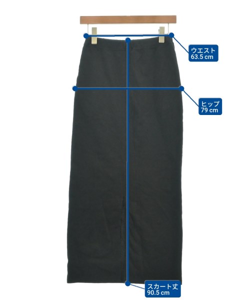 allureville（アルアバイル）ロング・マキシ丈スカート 黒 サイズ:2(M位) レディース/2200618982134