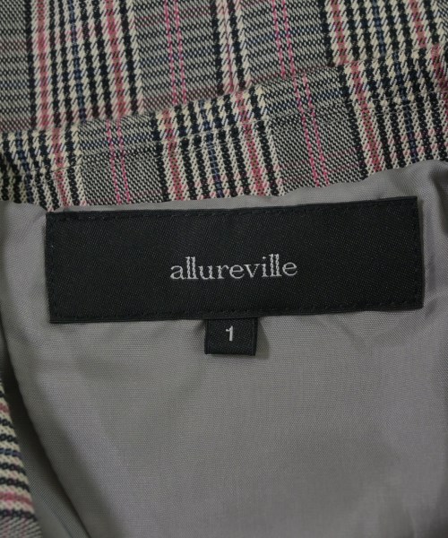 allureville（アルアバイル）カジュアルジャケット グレー サイズ:1(S位) レディース/2200610863011