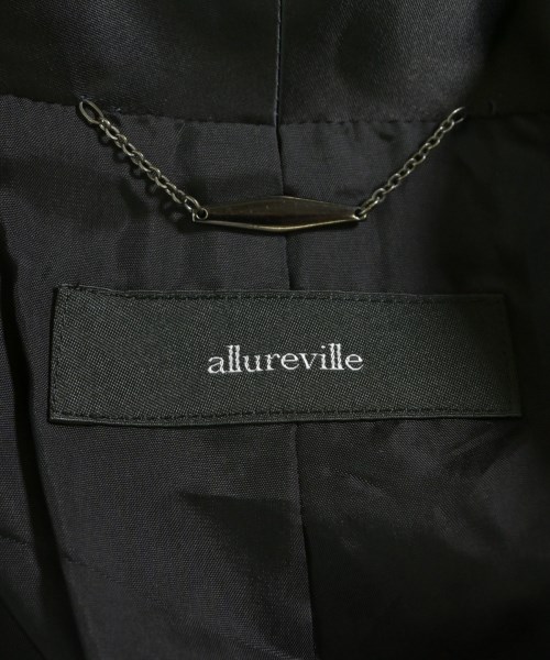 allureville（アルアバイル）ジャケット 黒 サイズ:1(S位) レディース/2200604512017
