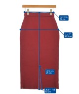 allureville（アルアバイル）ロング・マキシ丈スカート 赤 サイズ:2(M位) レディース/2200669406092