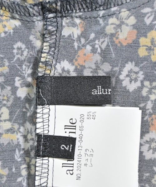 allureville（アルアバイル）ブラウス 黒 サイズ:2(M位) レディース/2200672144110