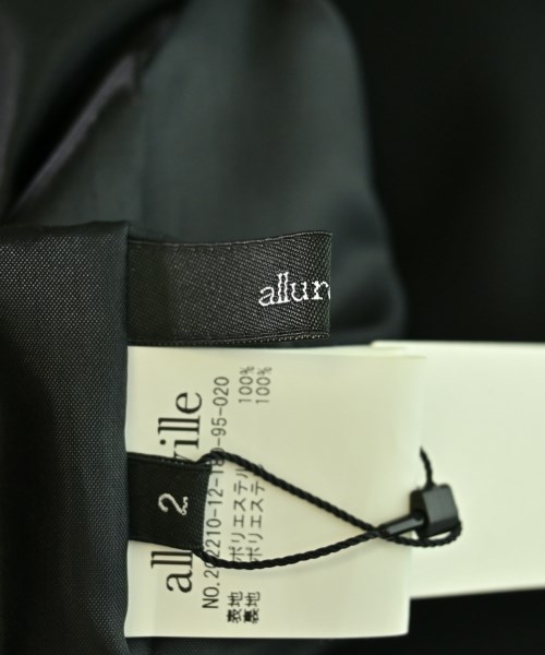 allureville（アルアバイル）オールインワン/サロペット 黒 サイズ:2(M位) レディース/2200673327048