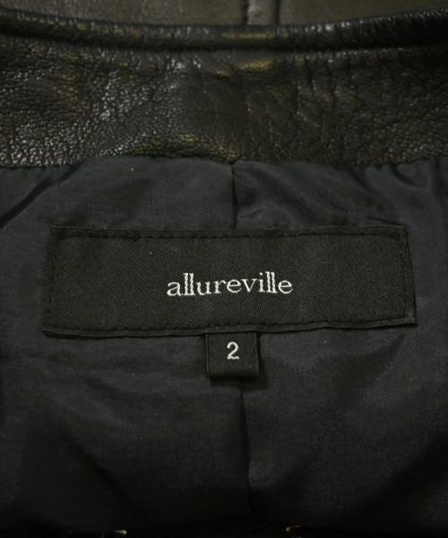 allureville（アルアバイル）ライダース 黒 サイズ:2(M位) レディース/2200671489014