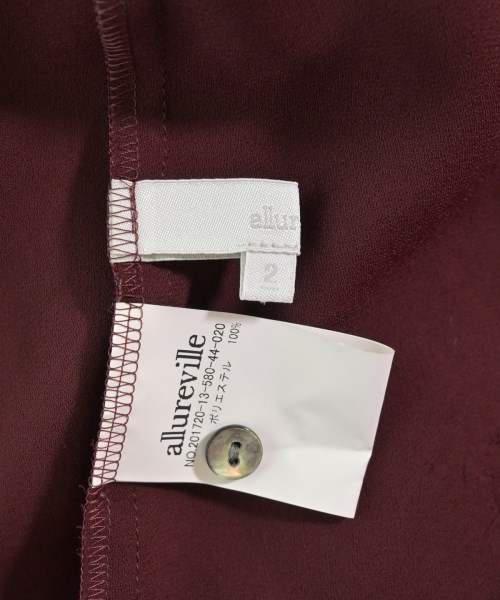 allureville（アルアバイル）カジュアルシャツ 赤 サイズ:2(M位) レディース/2200679962052
