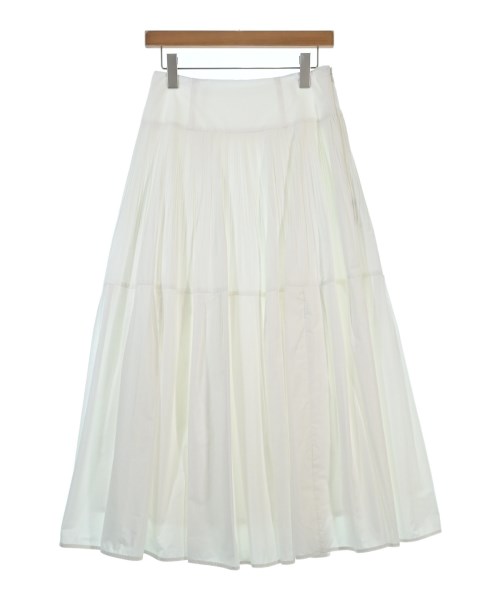 allureville(アルアバイル)ロング・マキシ丈スカート 白 サイズ:2(M位)/2200677202112