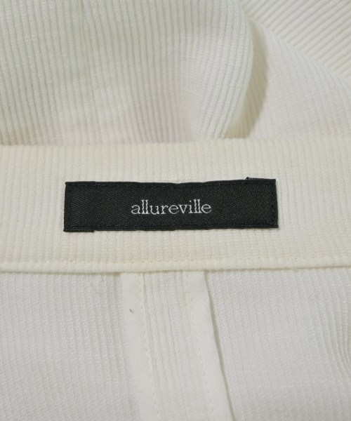 allureville（アルアバイル）テーラードジャケット 白 サイズ:2(M位) レディース/2200680462015
