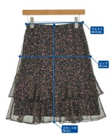 allureville（アルアバイル）ひざ丈スカート 黒 サイズ:2(M位) レディース/2200675753241