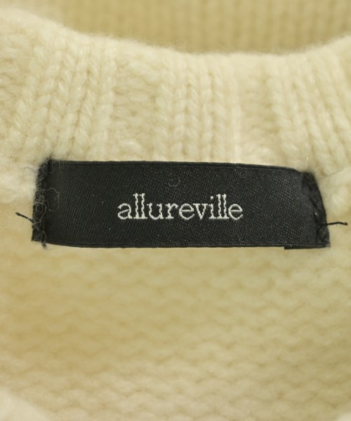 allureville（アルアバイル）ニット・セーター 白 サイズ:2(M位) レディース/2200690881028
