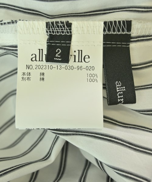 allureville（アルアバイル）カジュアルシャツ 白 サイズ:2(M位) レディース/2200690881141