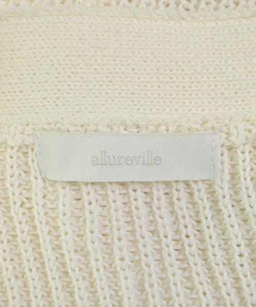 allureville（アルアバイル）カーディガン 白 サイズ:2(M位) レディース/2200691289021