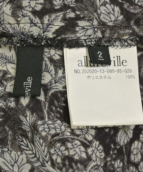 allureville（アルアバイル）ブラウス 黒 サイズ:2(M位) レディース/2200691094113