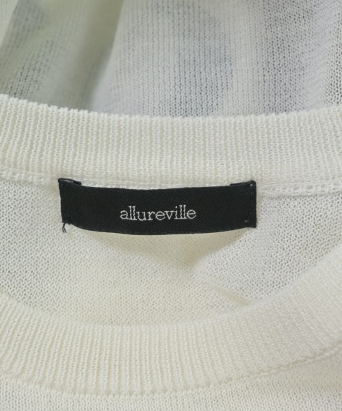 allureville（アルアバイル）ニット・セーター 白 サイズ:2(M位) レディース/2200693370123