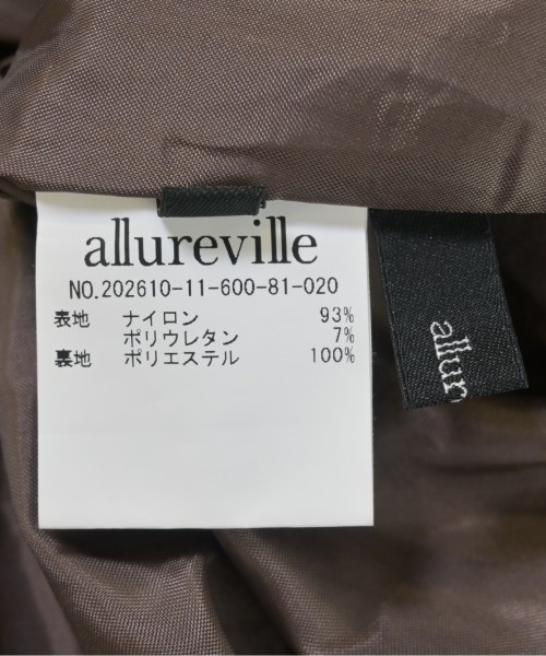 allureville（アルアバイル）ロング・マキシ丈スカート 茶 サイズ:2(M位) レディース/2200695337025