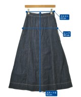 allureville（アルアバイル）ロング・マキシ丈スカート 紺 サイズ:2(M位) レディース/2200694362080