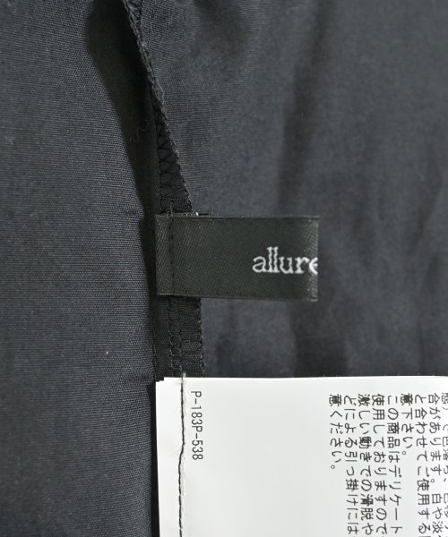 allureville（アルアバイル）カジュアルシャツ 黒 サイズ:2(M位) レディース/2200696453069